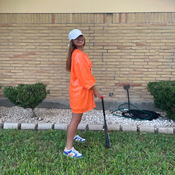 Houston Astros GameDay Sparkly Sequin Dress - Picture 3 of 7